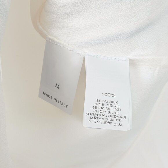 Brunello Cucinelli SS/17 White Silk Monili Eyelash-Fringe Tank - Picture 8 of 12